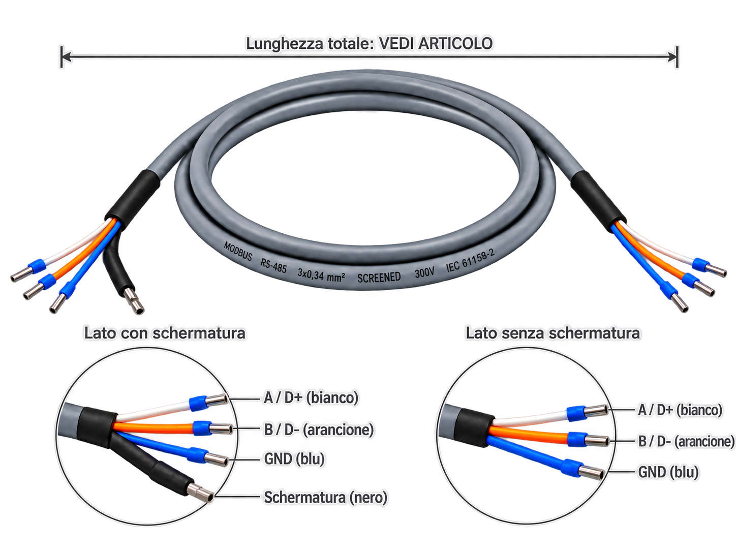 Modbus RS485 cable