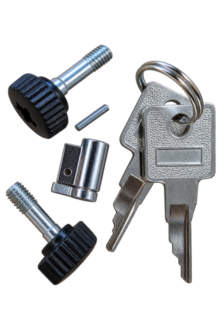 Display locking kit with key
